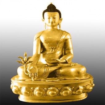 Buddha bronze statue